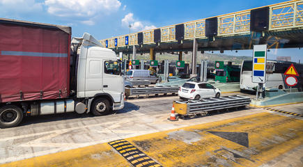 Trucks at Toll Stations